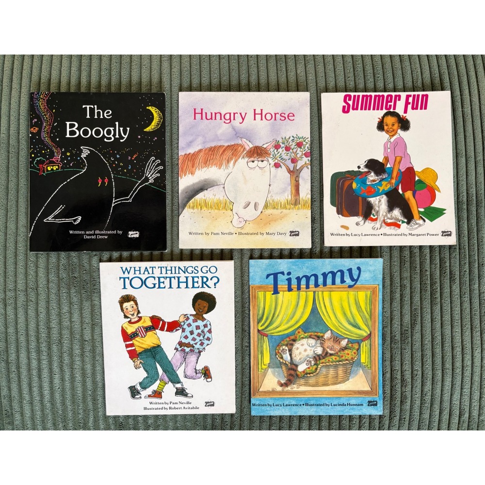 Lot of 5 Rigby Literacy 2000 Leveled Readers Kindergarten 1st Grade Level E